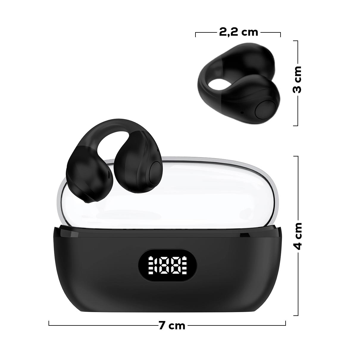 Miniatura 5 de Audífonos Inalámbricos Clip-On F50